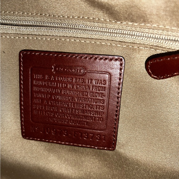 Brown Leather Coach Hobo Bag - Picture 7 of 14